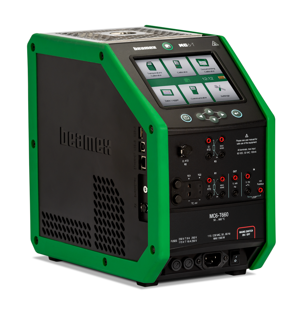 Beamex MC6-T advanced temperature calibrator and communicator